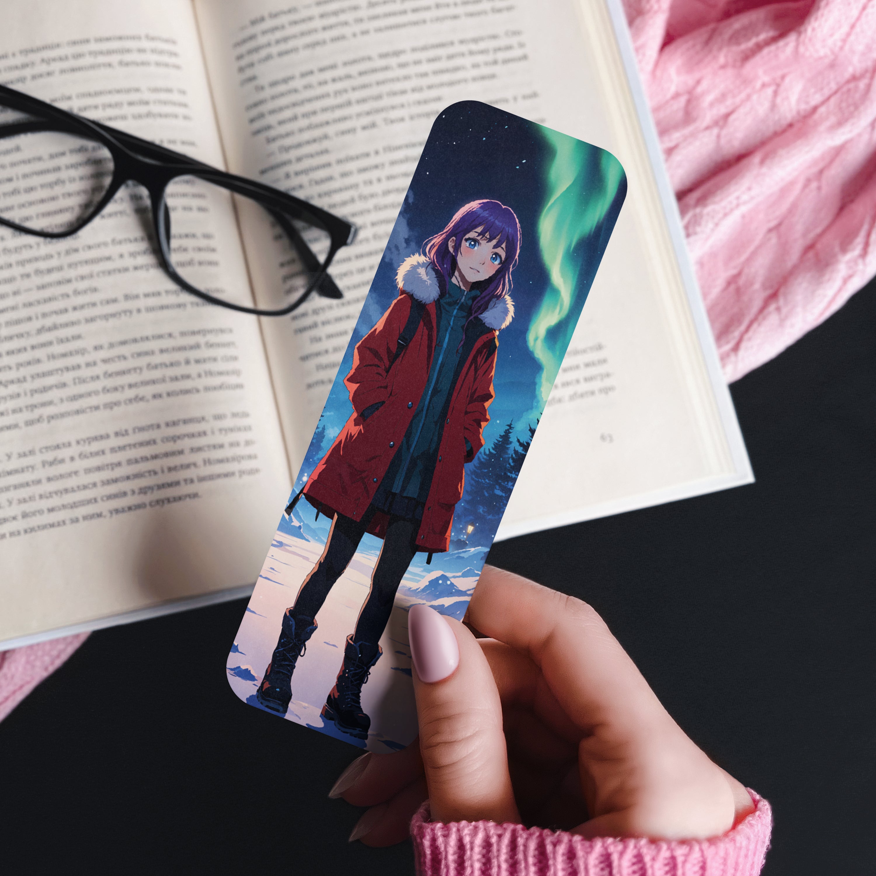 Separadores de libros anime girl