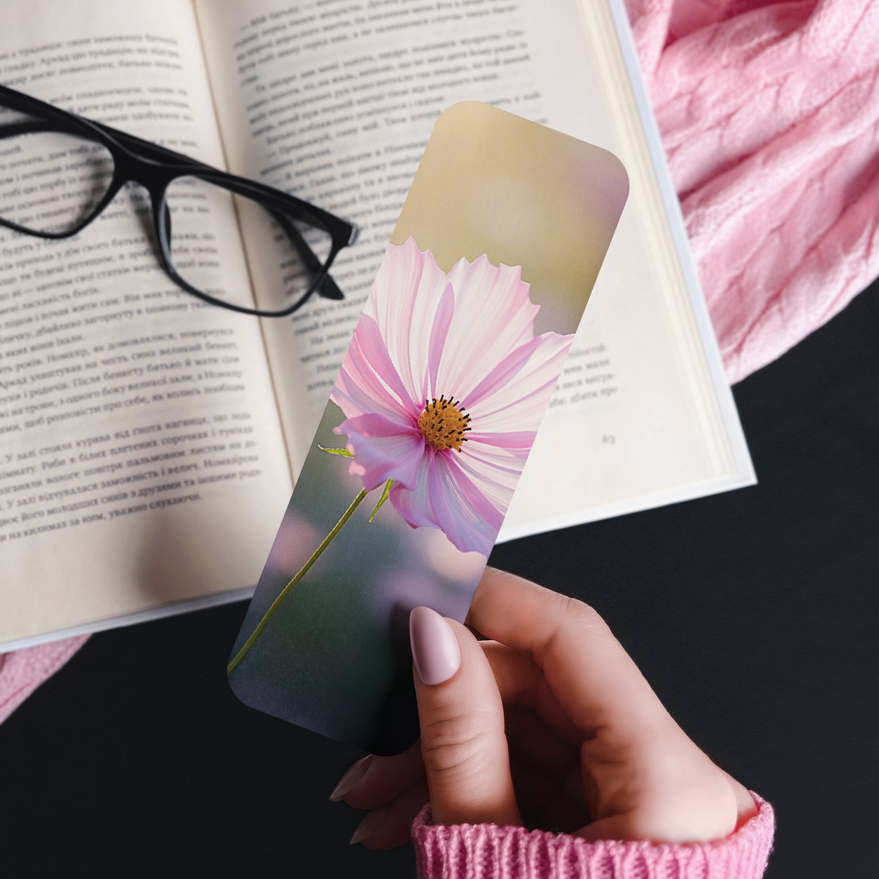 Separadores de libros flores