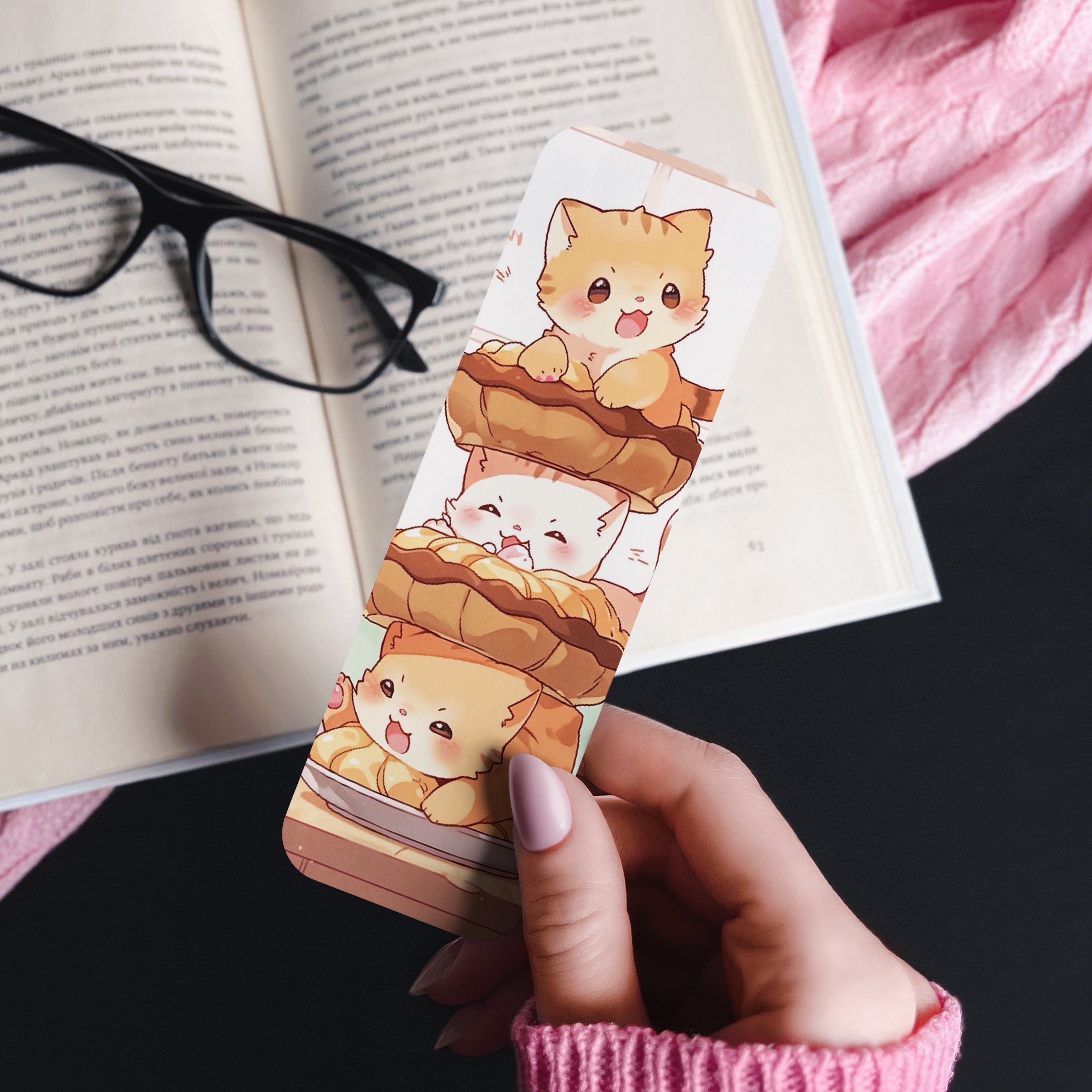 Separadores de libros mascotas kawaii