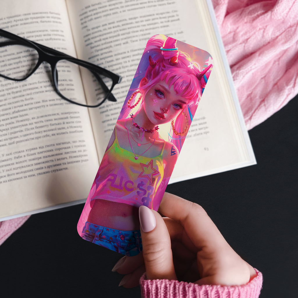 Separadores de libros neon