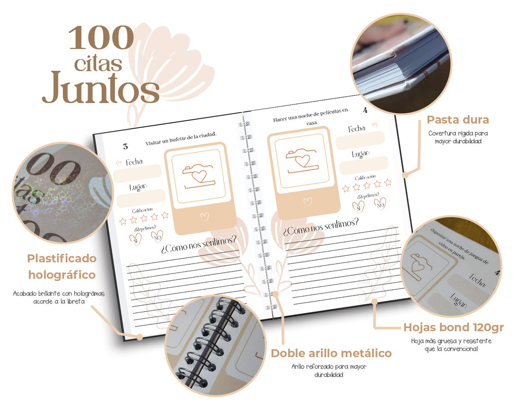 Libro de 100 citas en pareja