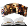Separadores de libros mujer leyendo