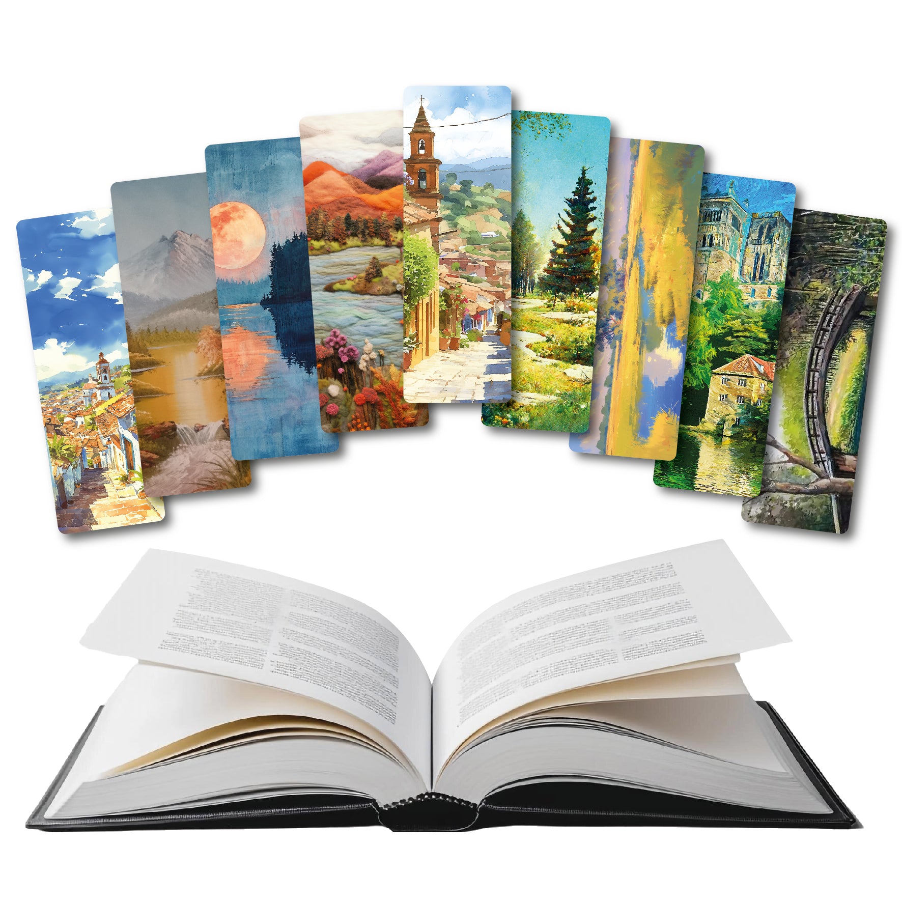 Separadores de libros pinturas
