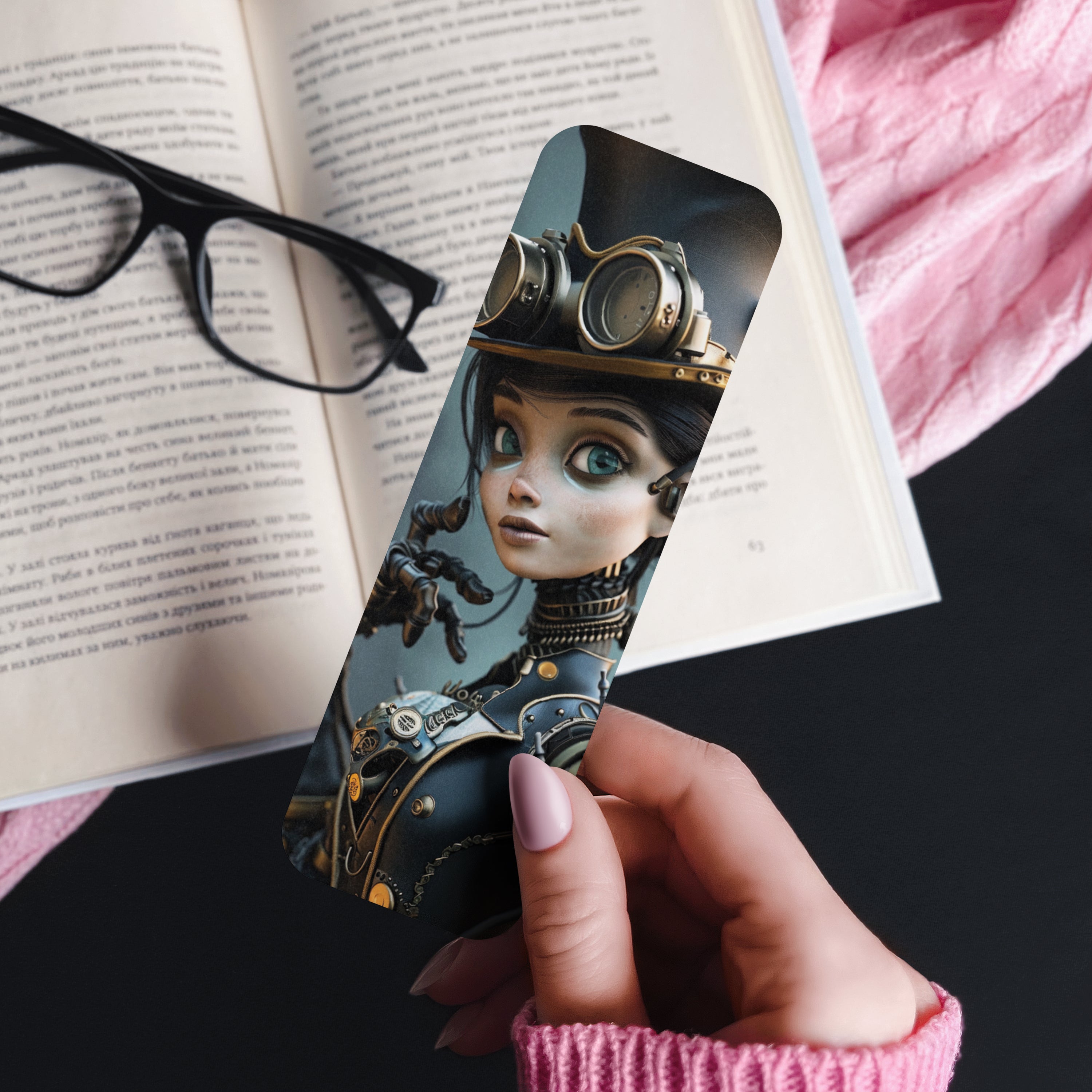 Separadores de libros steampunk